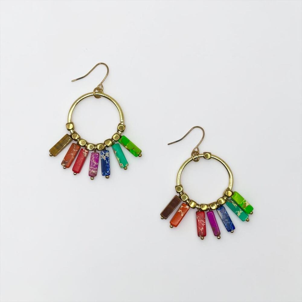 Colorful Vintage Dangle Earring